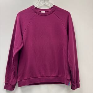Kule Fuchsia Crewneck Long Sleeve Sweatshirt Sz Small S